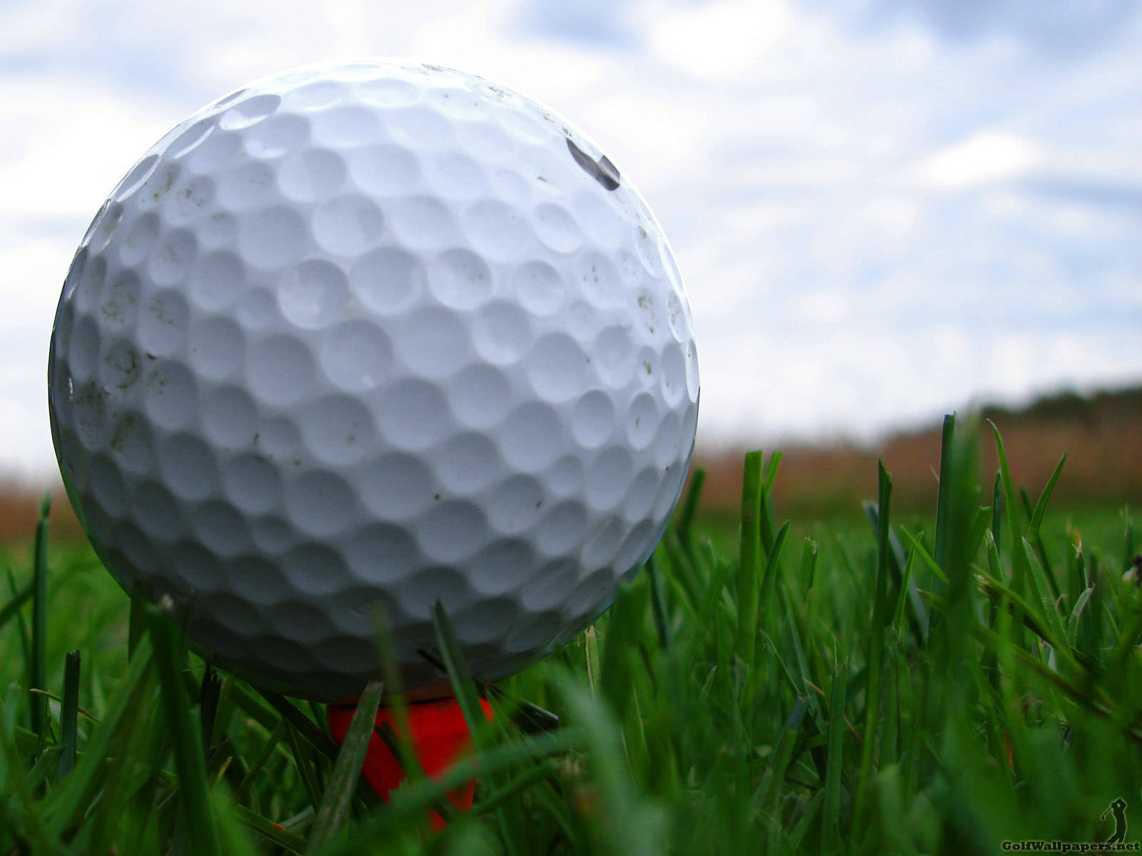 Close-up Golfing Desktop Red Tee Background