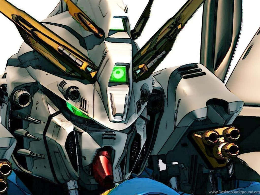 Close-up Gundam Desktop Background