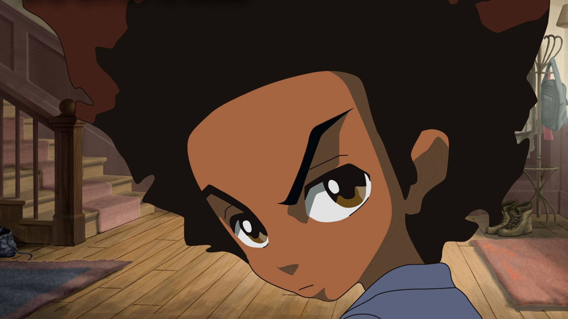 Close-up Huey Freeman Boondocks Hd Background