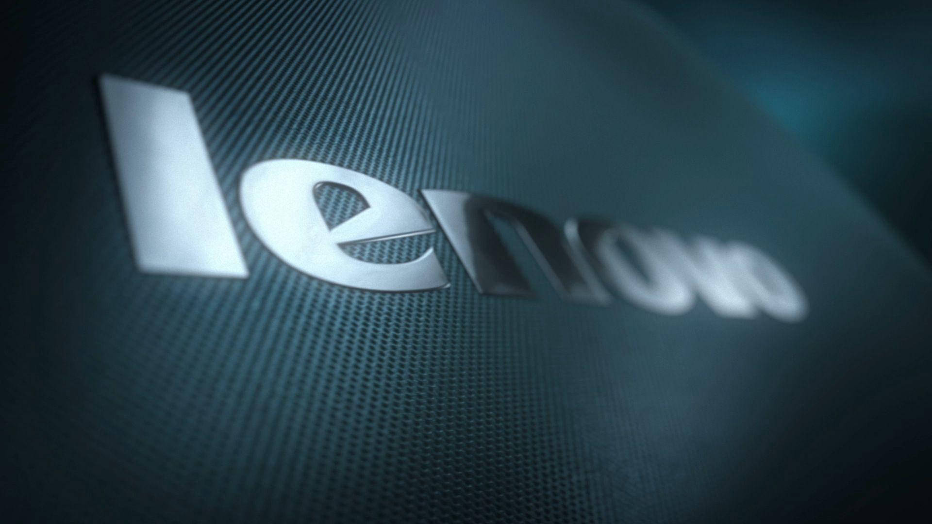 Close-up Lenovo Official Logo Background