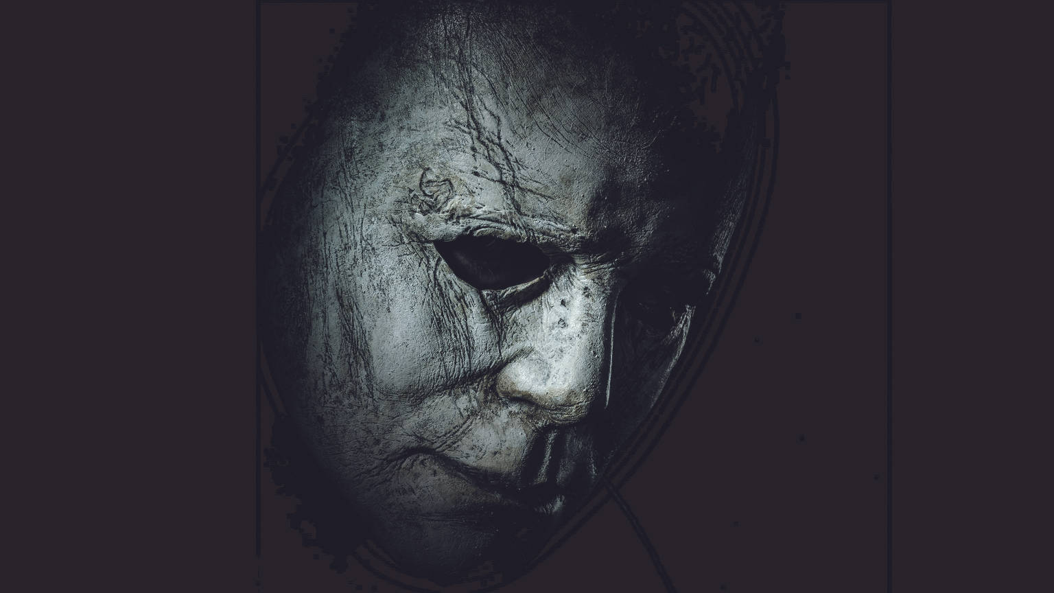 Close Up Michael Myers Mask Background