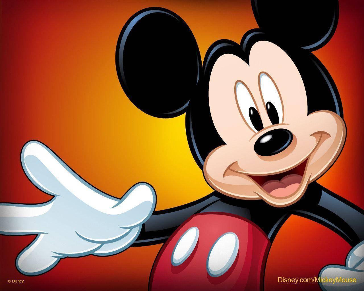 Close-up Mickey Mouse Background
