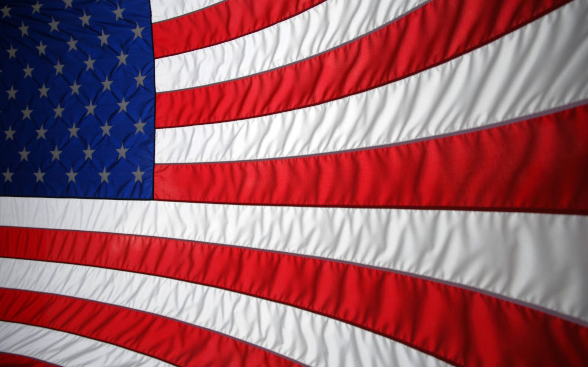 Close Up Military American Flag Background