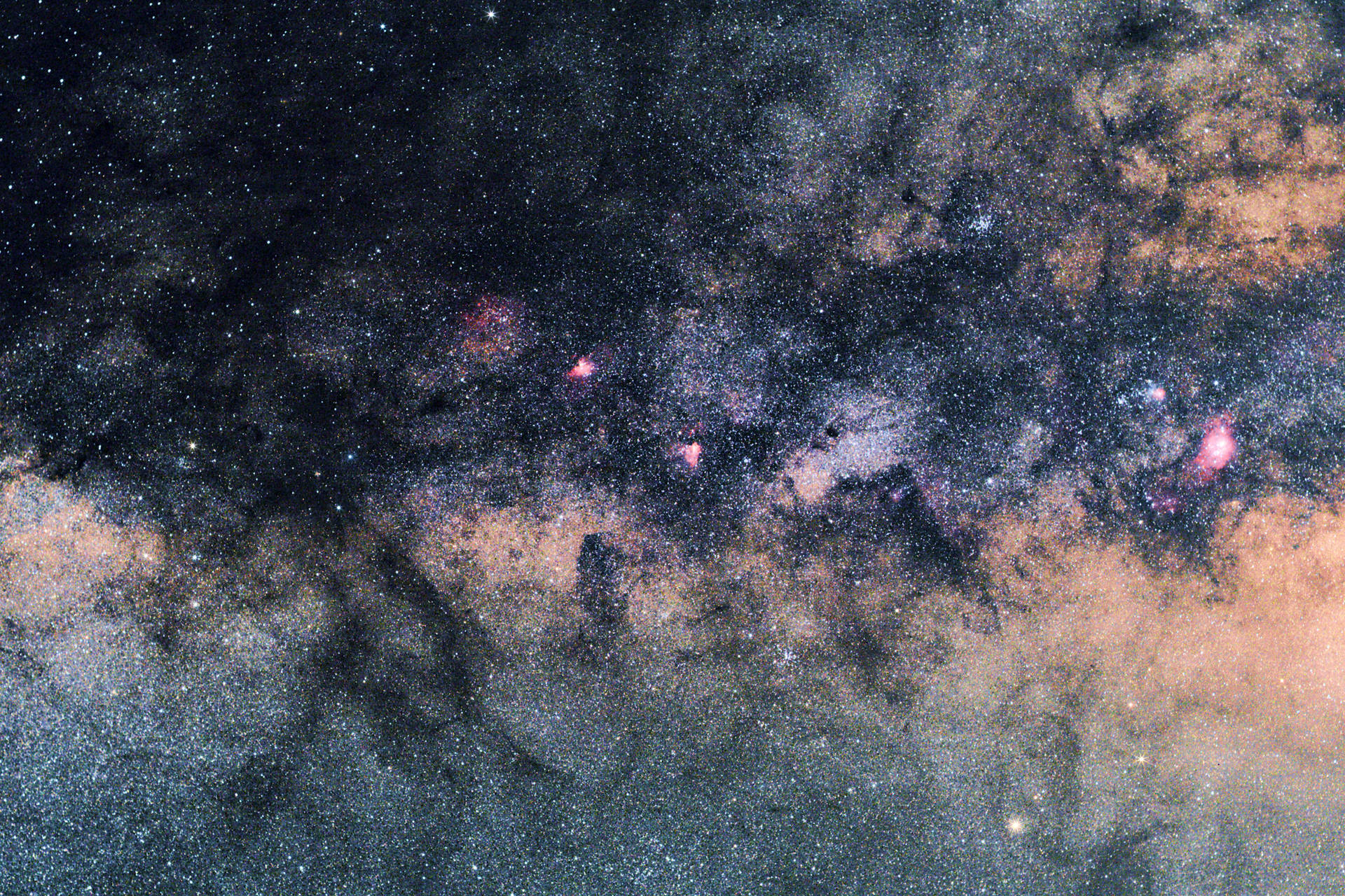 Close-up Milky Way Universe Background