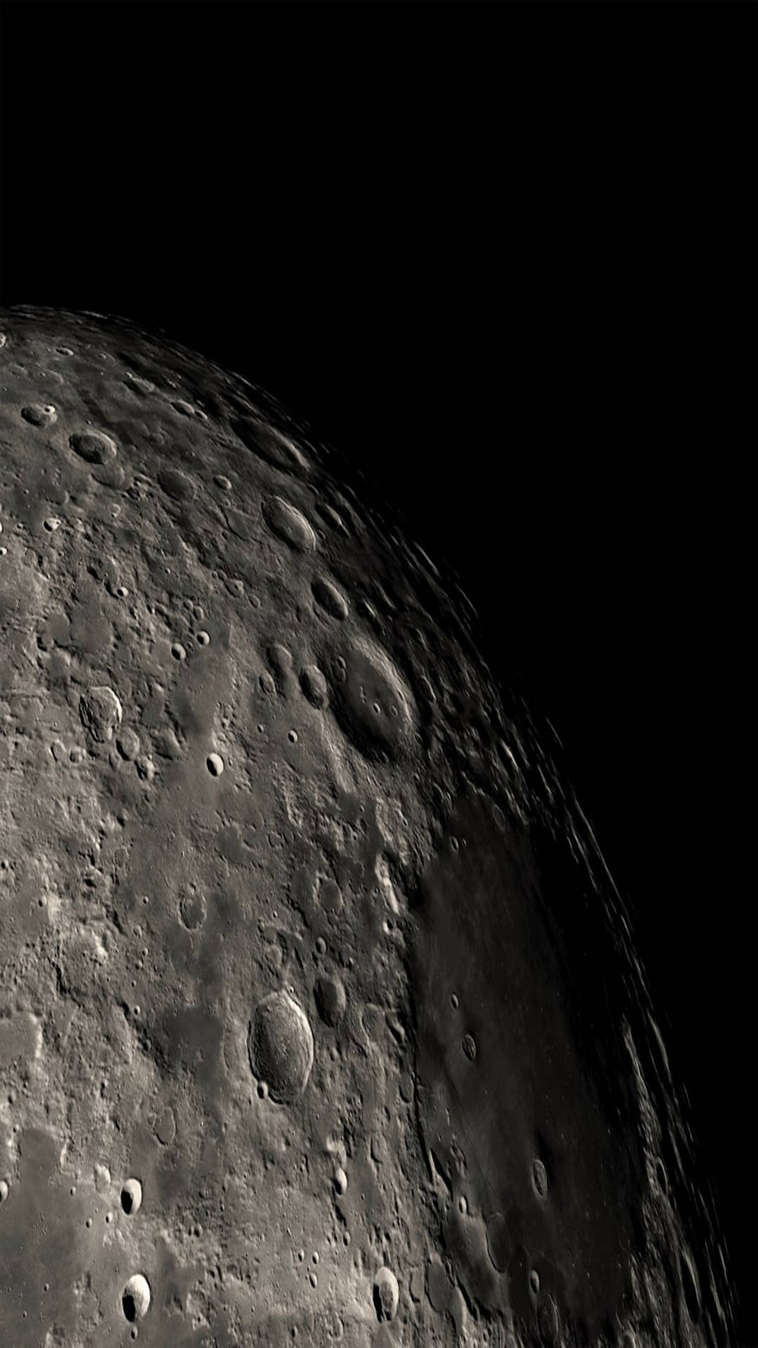 Close-up Moon Ios Default Background