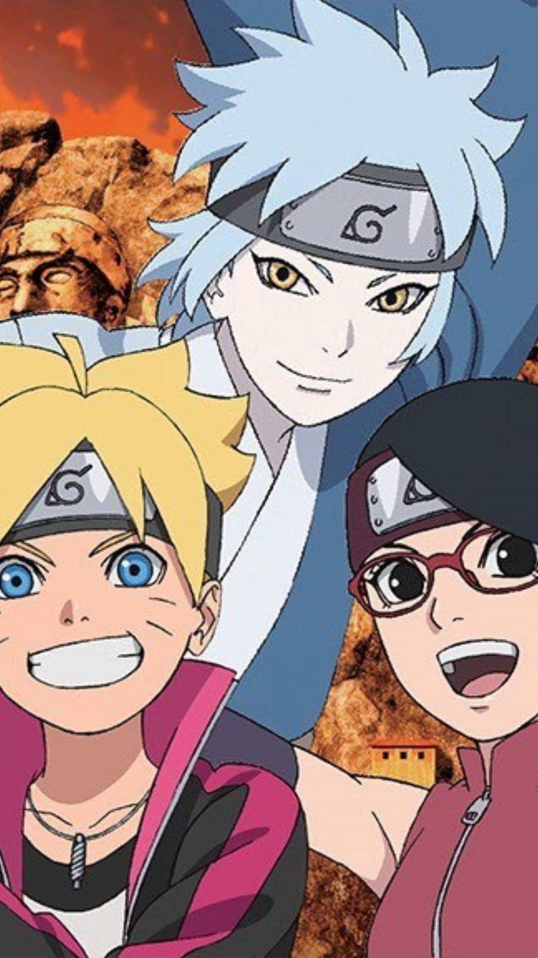 Close-up Newgen Team 7 Naruto Iphone Background