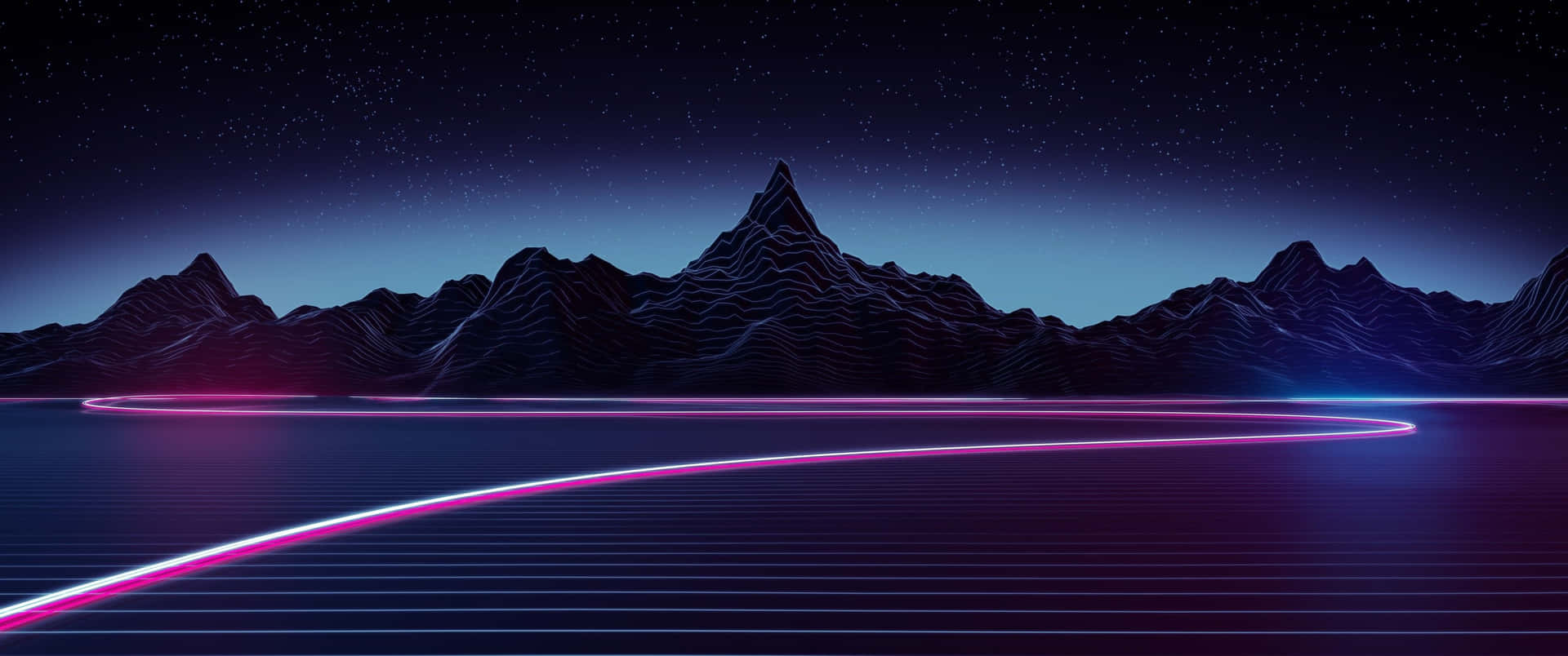 Close Up Of A Desktop Computer Monitor With 4k Resolution (3440 X 1440) Background