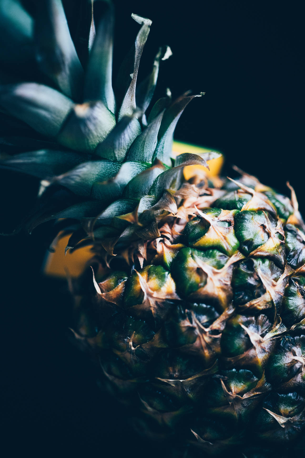 Close Up Of A Pineapple Background