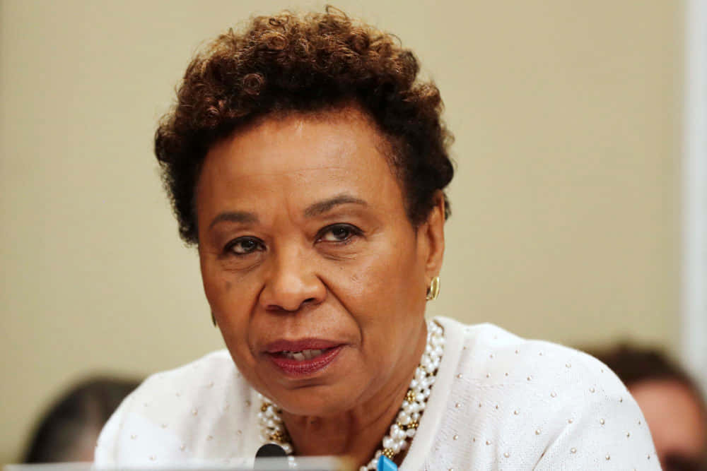 Close-up Of Barbara Lee Background
