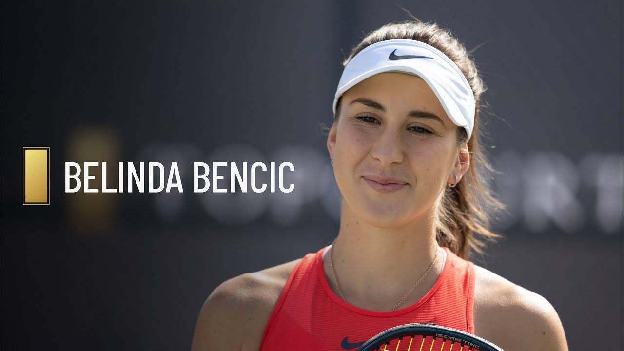 Close Up Of Belinda Bencic Background