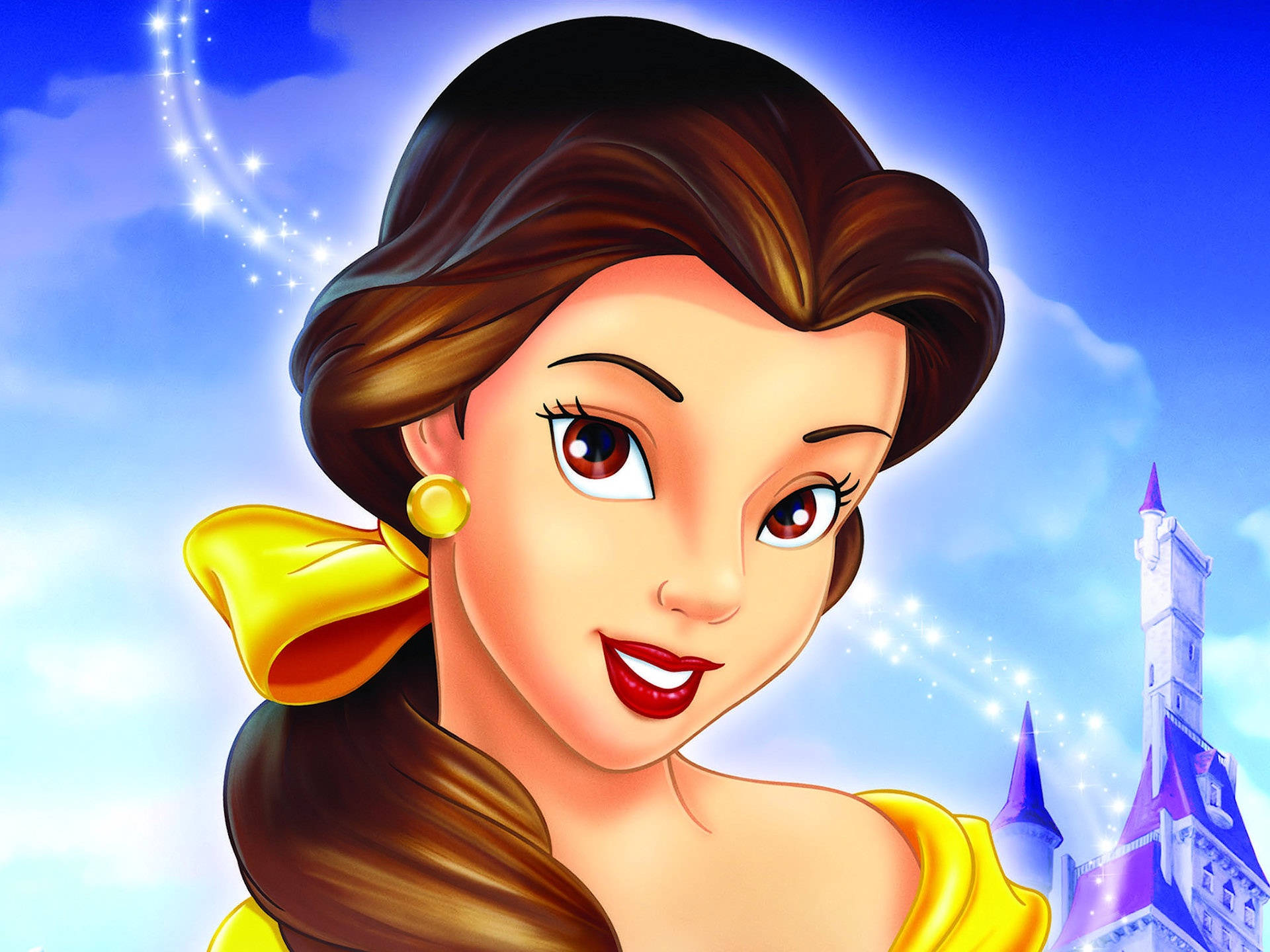 Close-up Of Belle Background