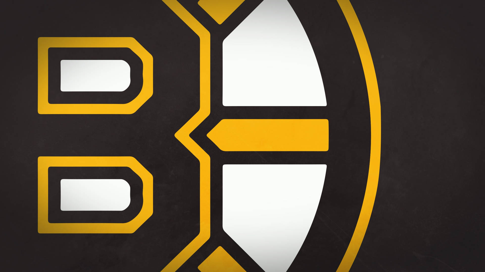 Close-up Of Boston Bruins Hockey Team Logo
