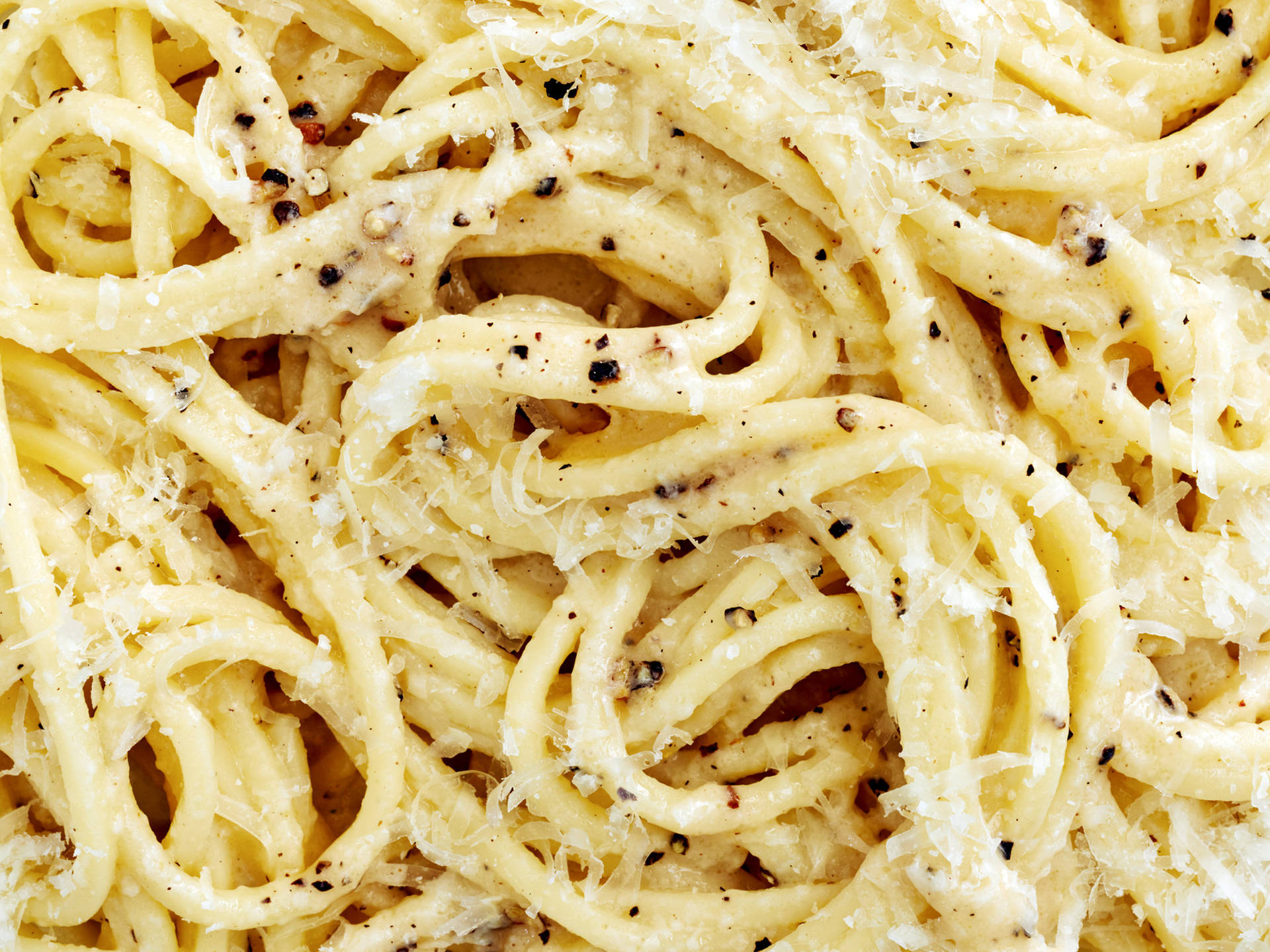 Close Up Of Cacio E Pepe Background