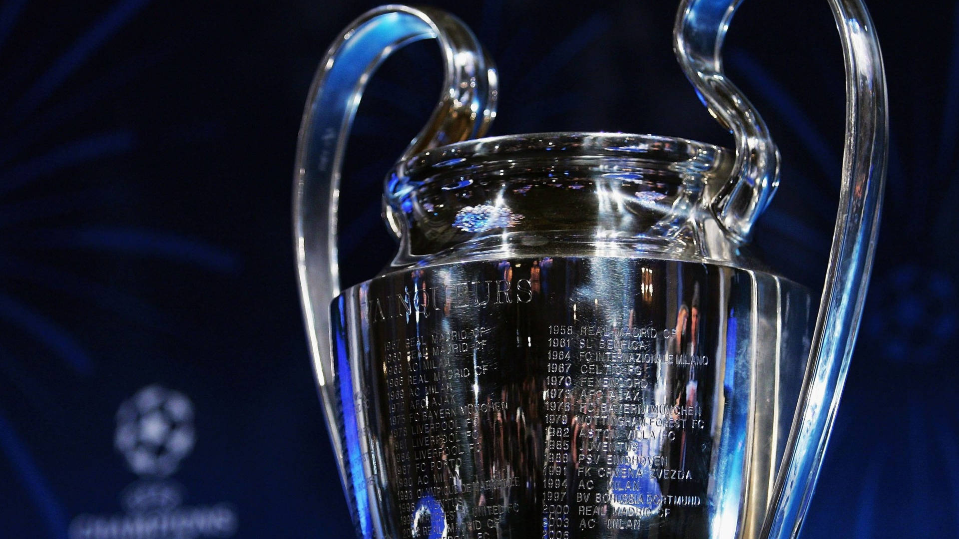 Close-up Of Champions League Trophy