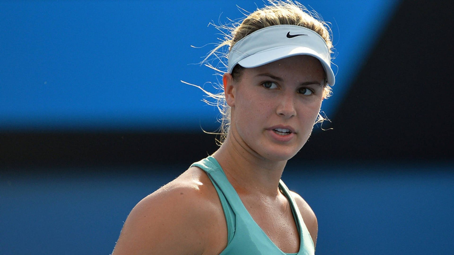 Close-up Of Eugenie Bouchard Background