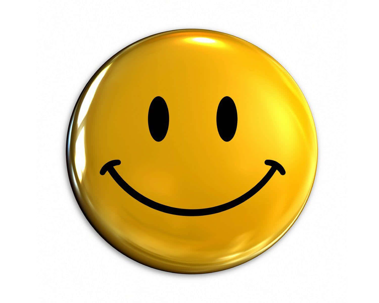 Close Up Of Happy Smile Icon Background