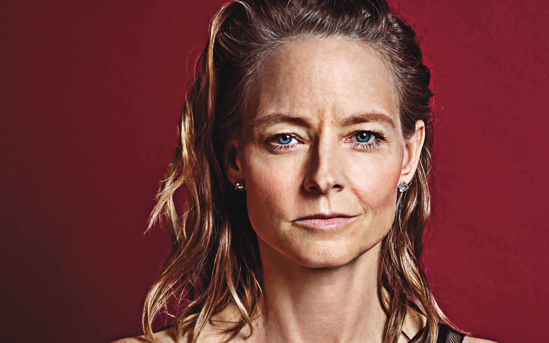 Close Up Of Jodie Foster Background