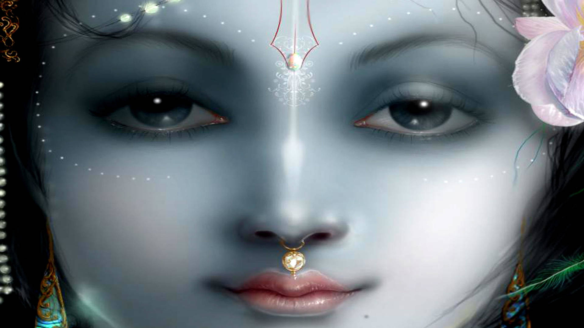 Close-up Of Krishna 4k Background