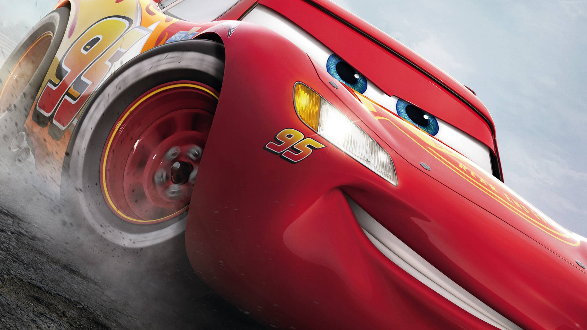 Close-up Of Lightning Mcqueen Background