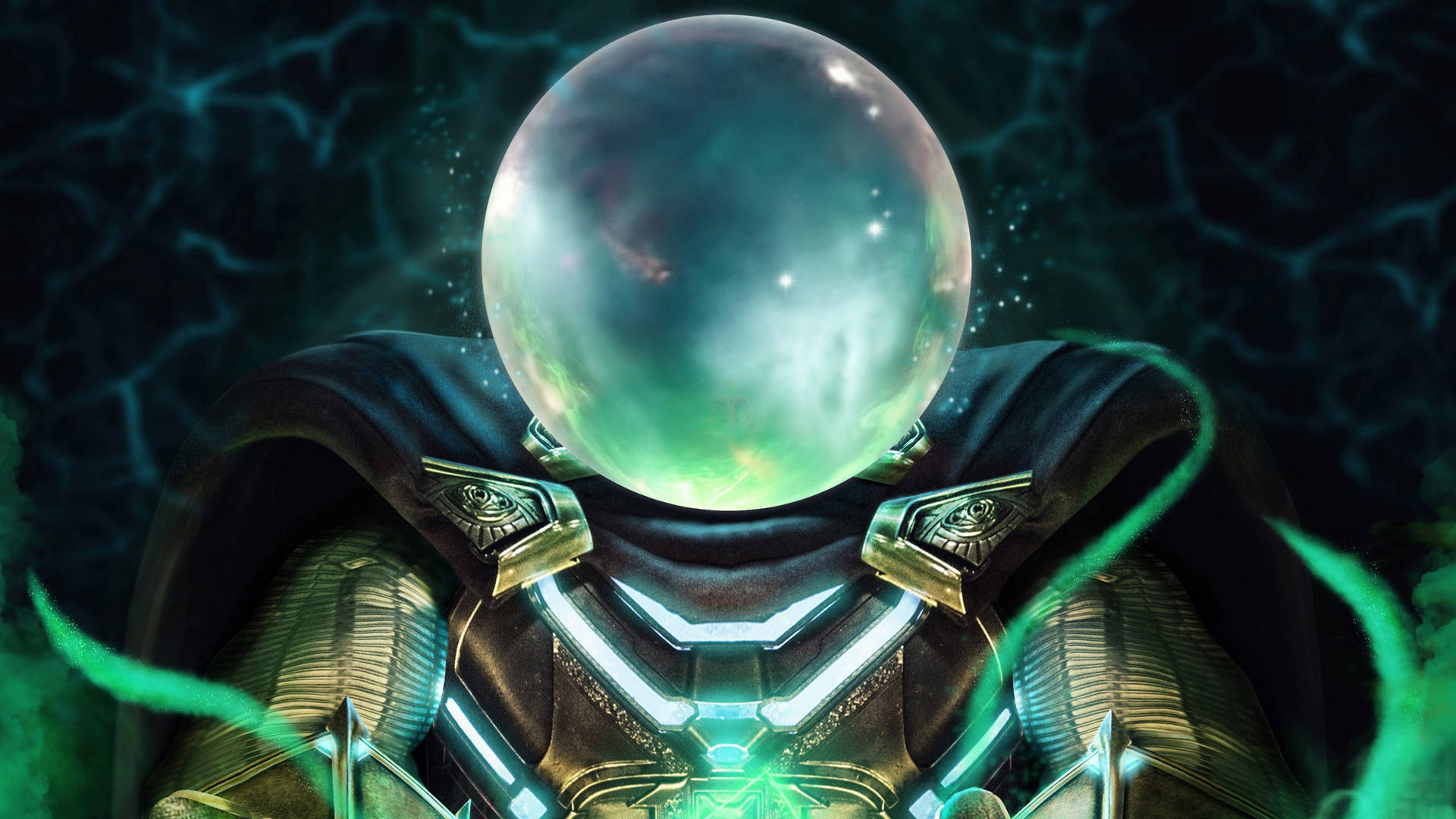 Close-up Of Mysterio Background