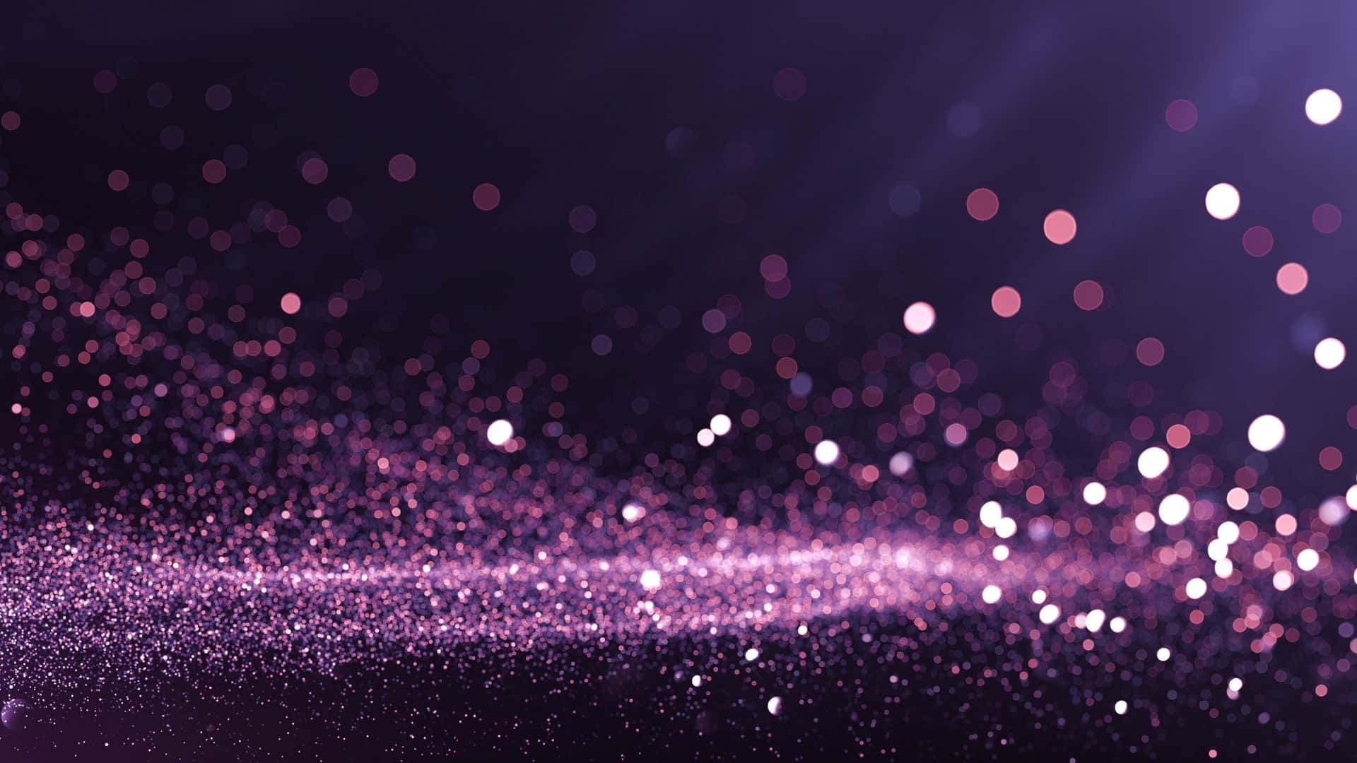 Close Up Of Purple Glitter Background