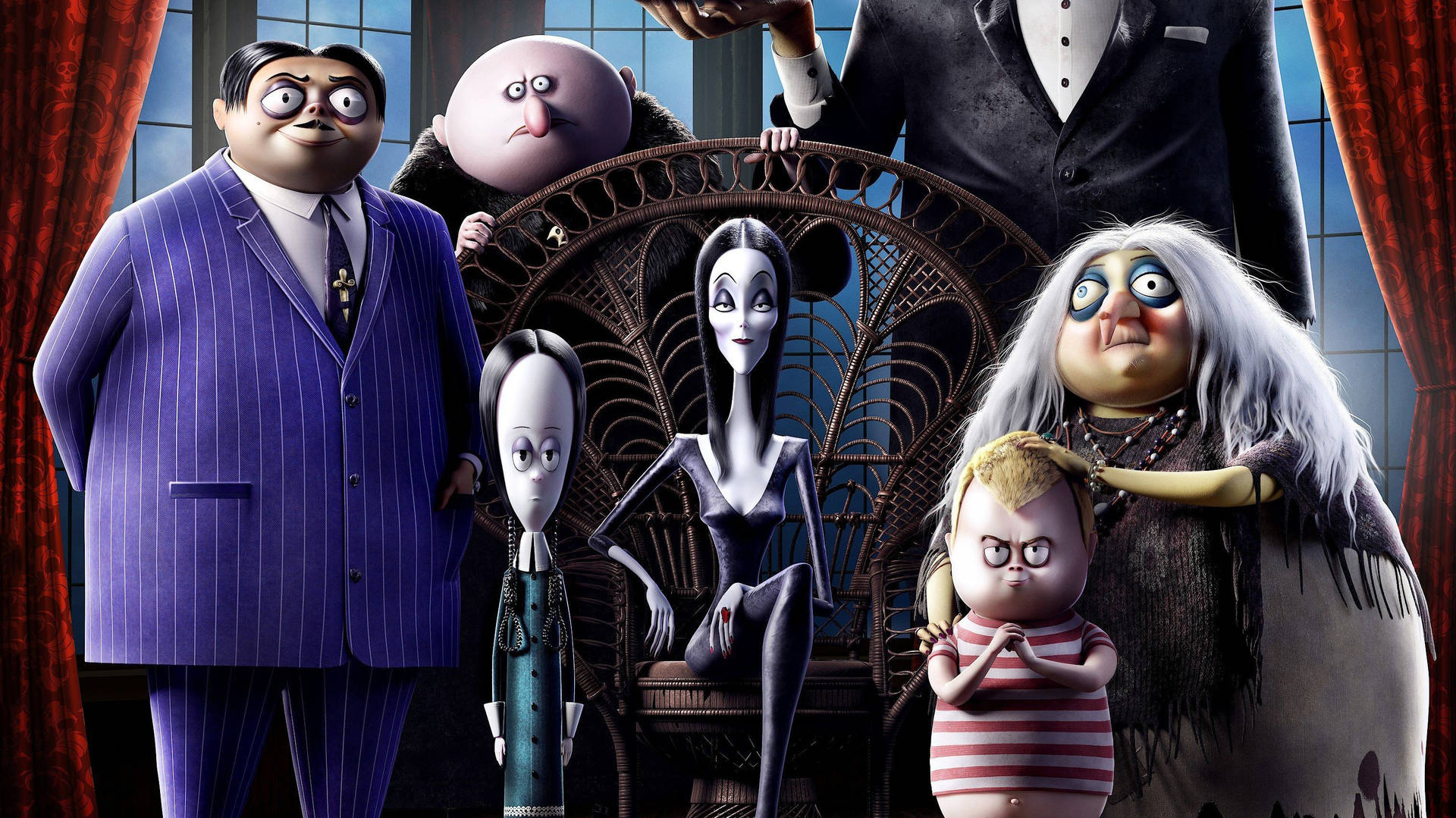 Close-up Of The Addams Family 2 Background