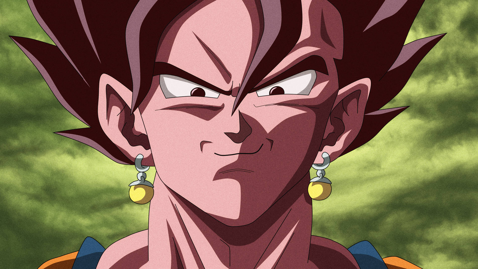 Close-up Of Vegito Looking Down Background