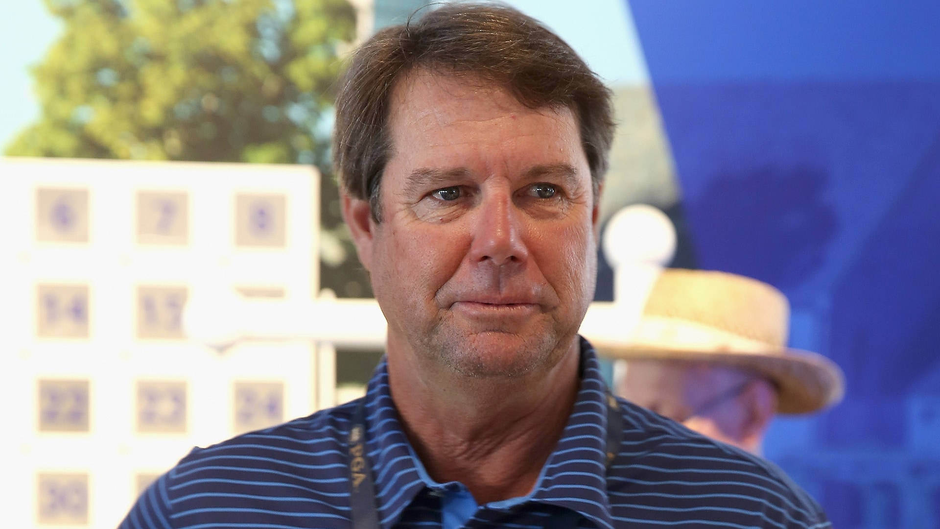 Close-up On Old Paul Azinger Background