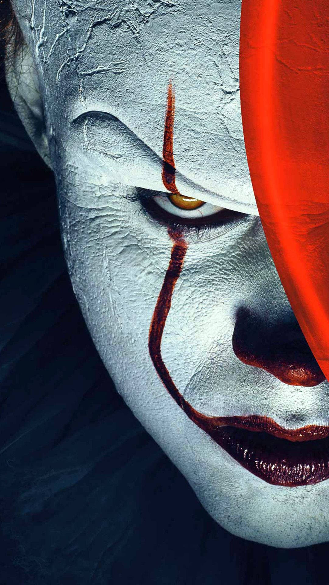 Close-up Pennywise Face Background