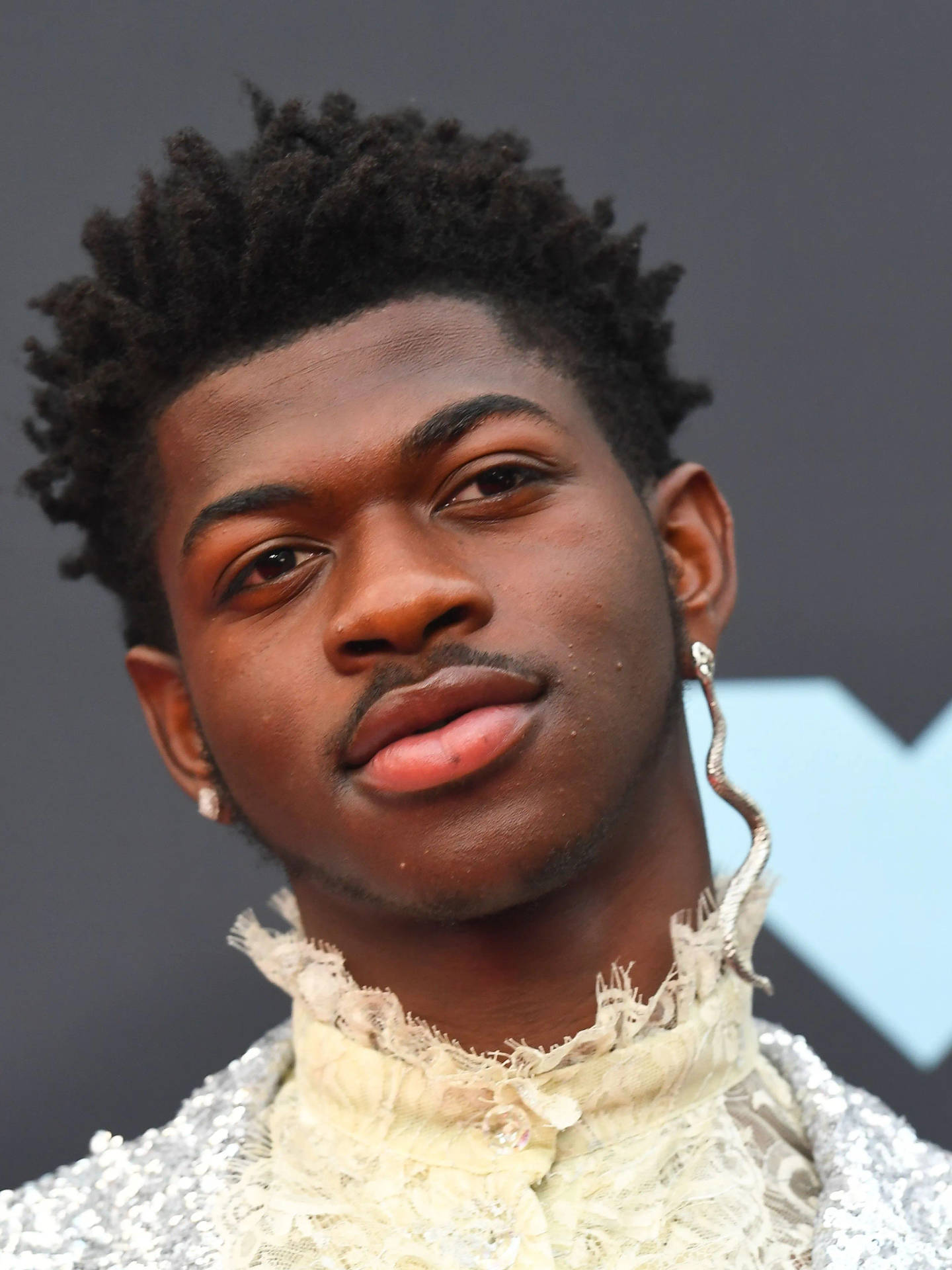 Close-up Photo Of Black Gay Man Lil Nas X