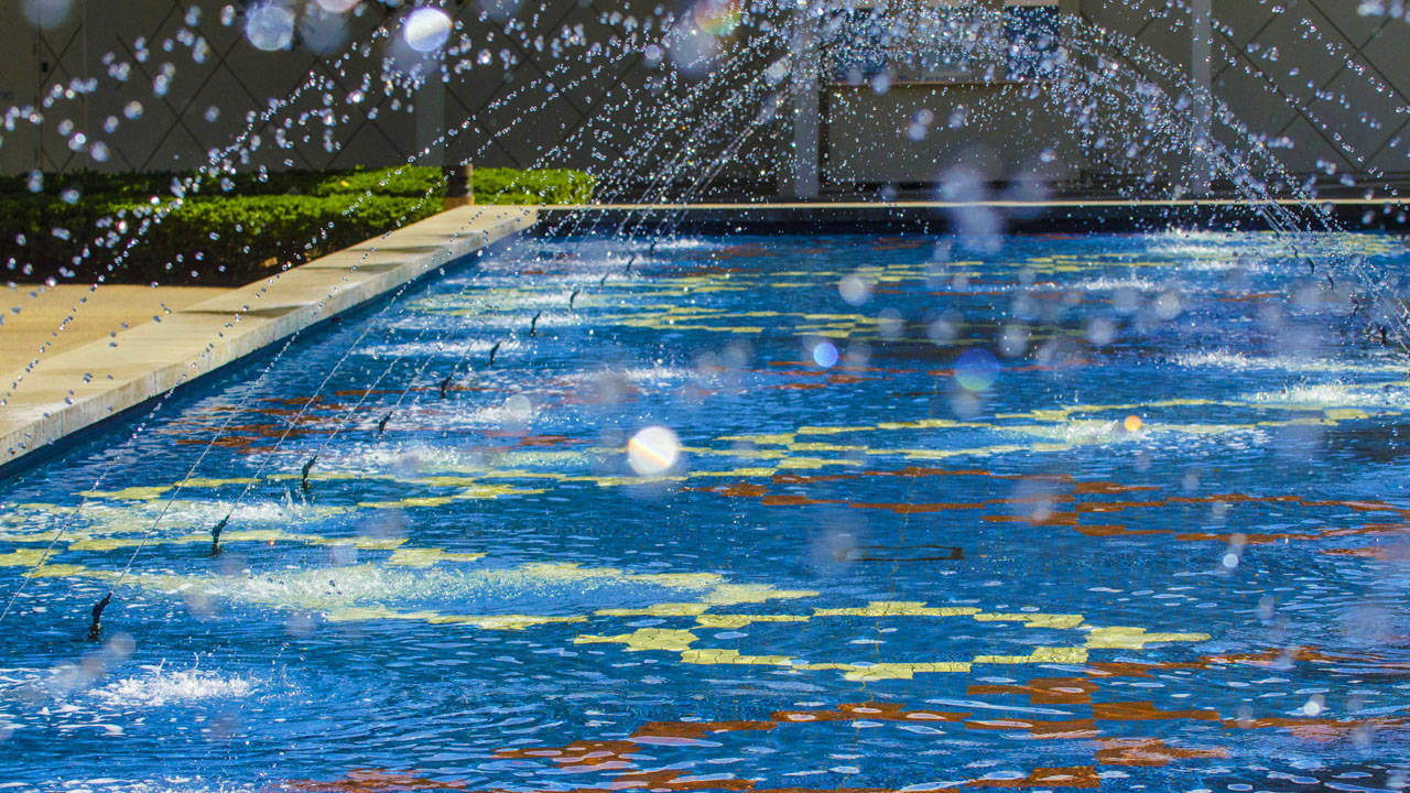 Close-up Photo Of Fountain At Caltech