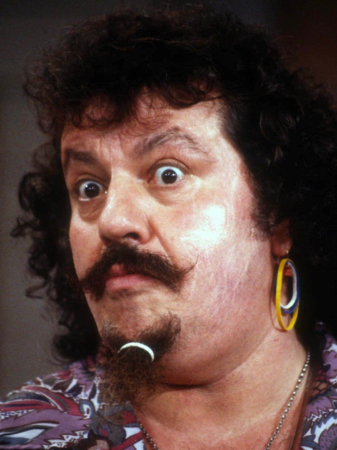 Close Up Photo Of Lou Albano Background