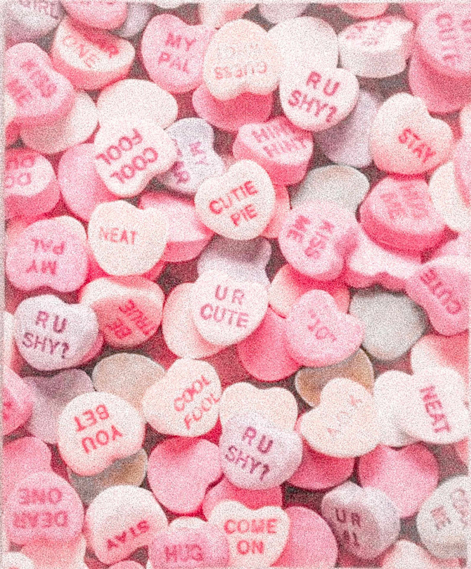 Close-up Photography Heart Candy Aesthetic Valentine's Day Background