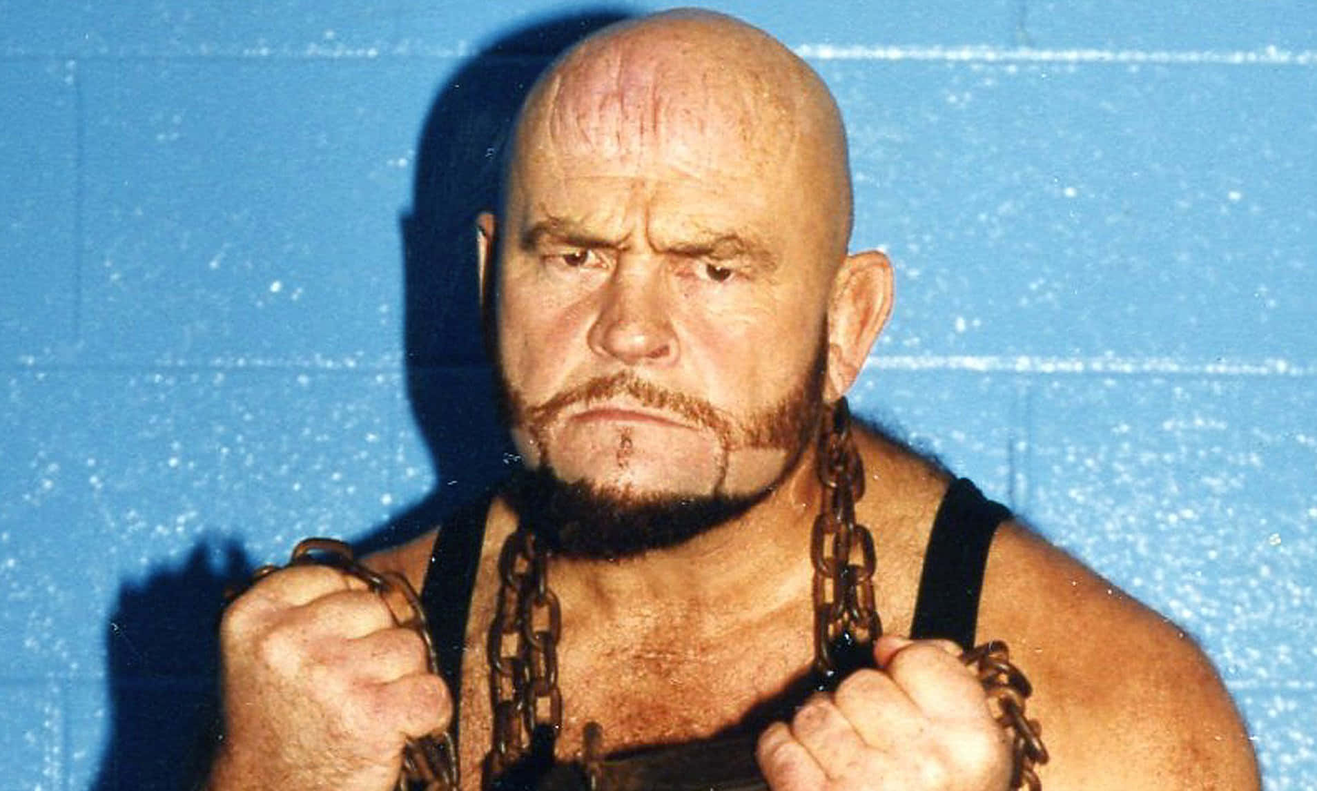 Close-up Portrait Of Canadian Wrestler Ivan Koloff Background