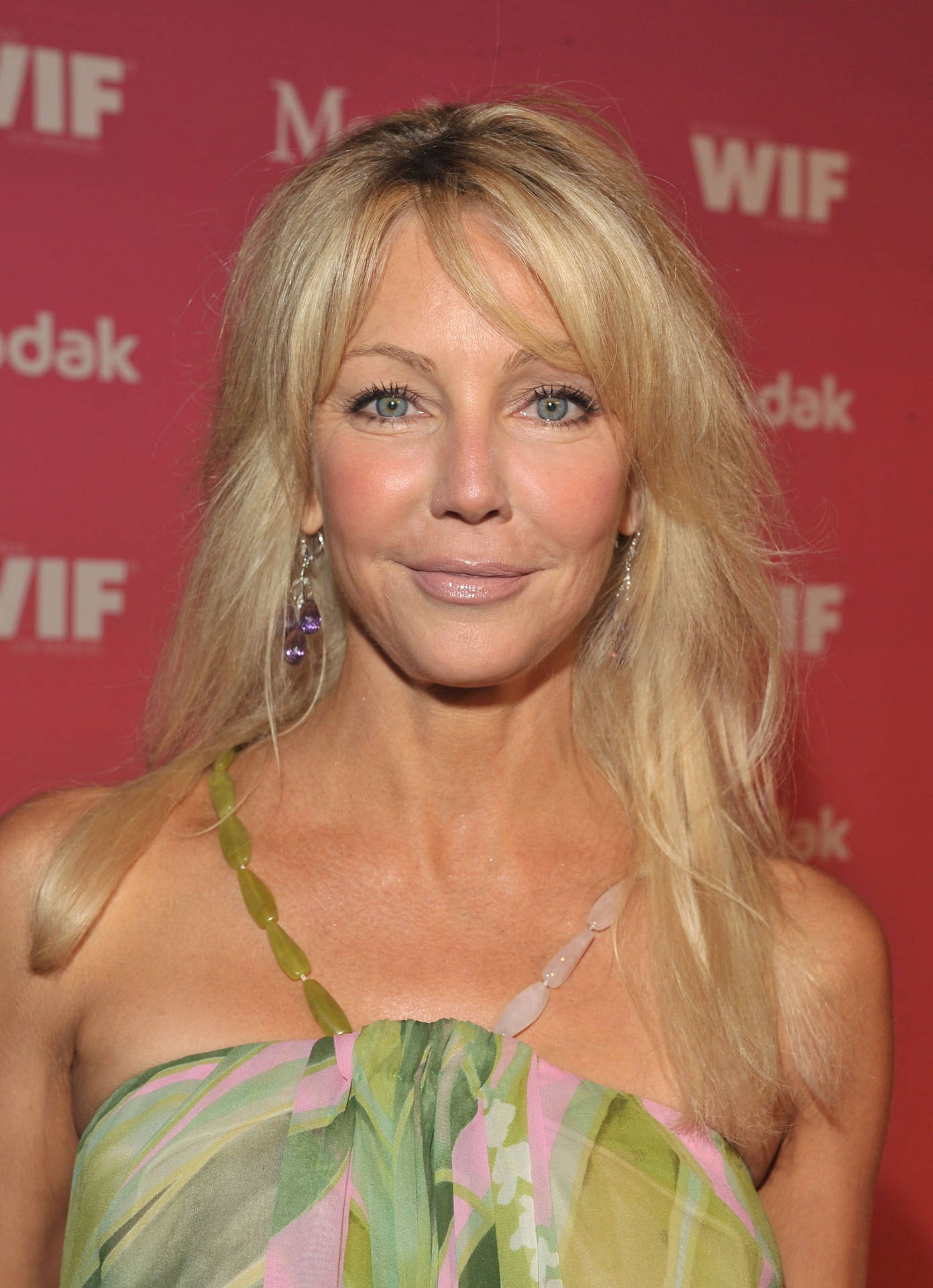 Close-up Portrait Of Heather Locklear Background