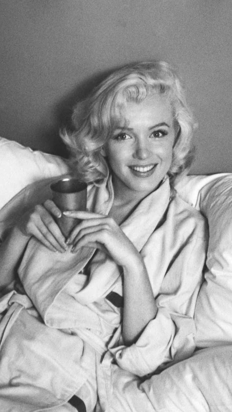 Close Up Portrait Of Marilyn Monroe