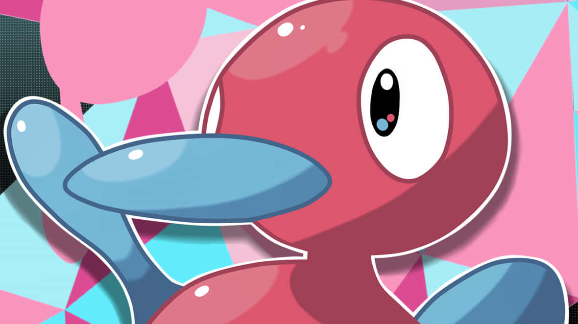 Close-up Porygon2 Abstract Background Background