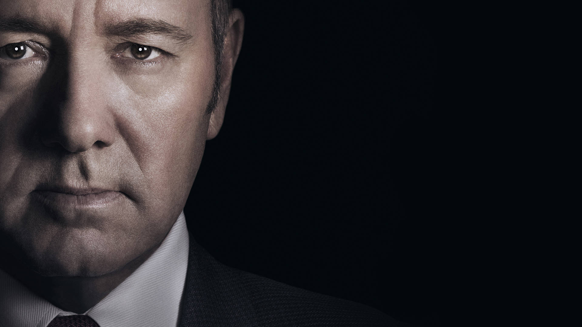 Close Up Shot Of Francis Of House Of Cards Background