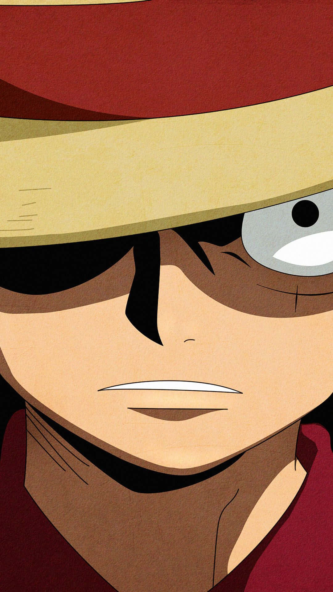 Close Up Shot Of Luffy Phone