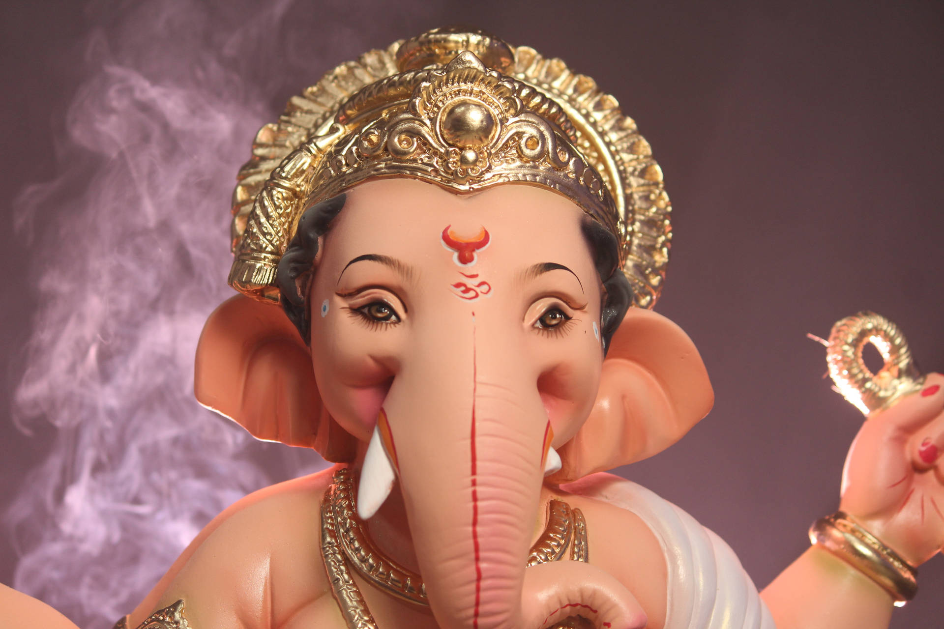 Close-up Statue Of Ganesh 4k