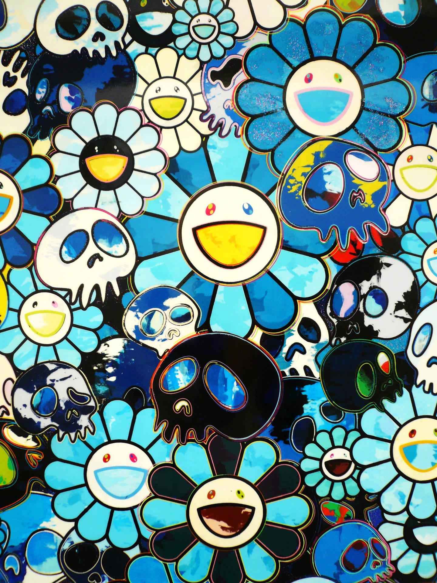 Close Up Takashi Murakami 4k Background