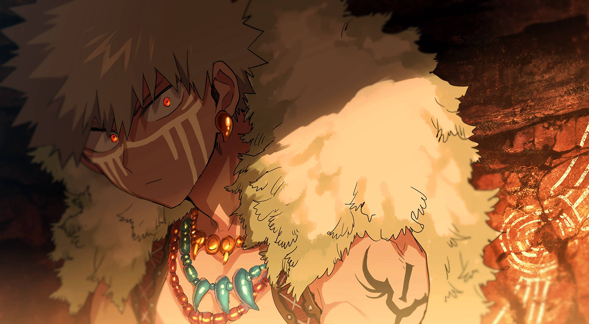 Close-up Tribal Bakugo Background