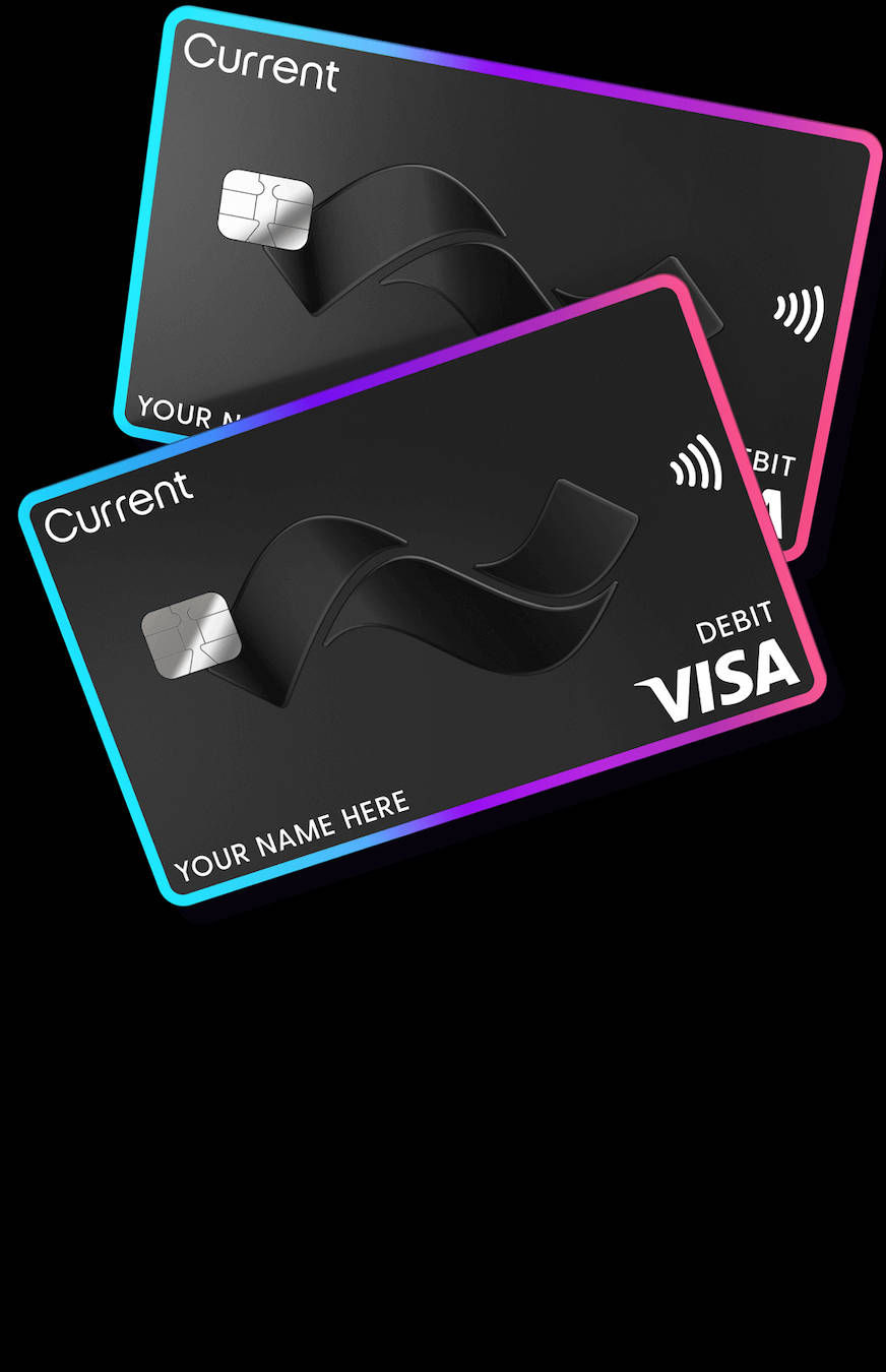 Close-up View Of A Current Visa Debit Card