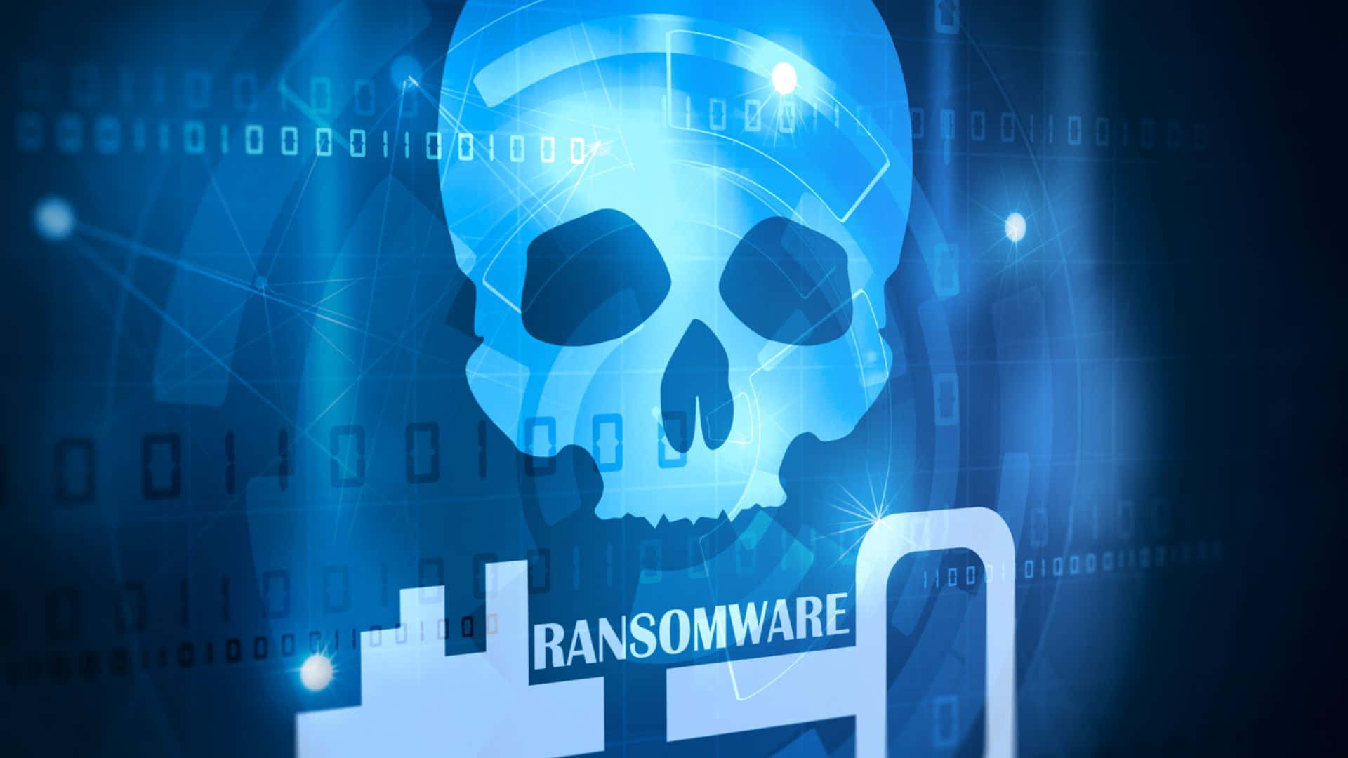 Close-up View Of Malicious Malware Code Background