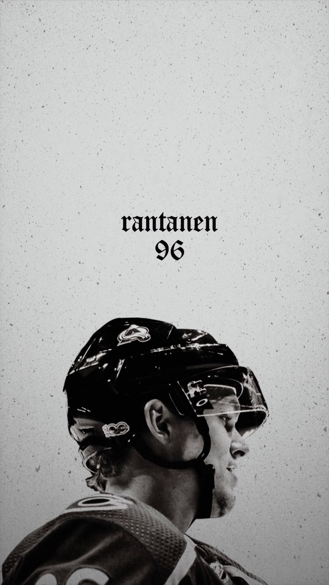 Close Up View Of Mikko Rantanen In Black And White Effect Background