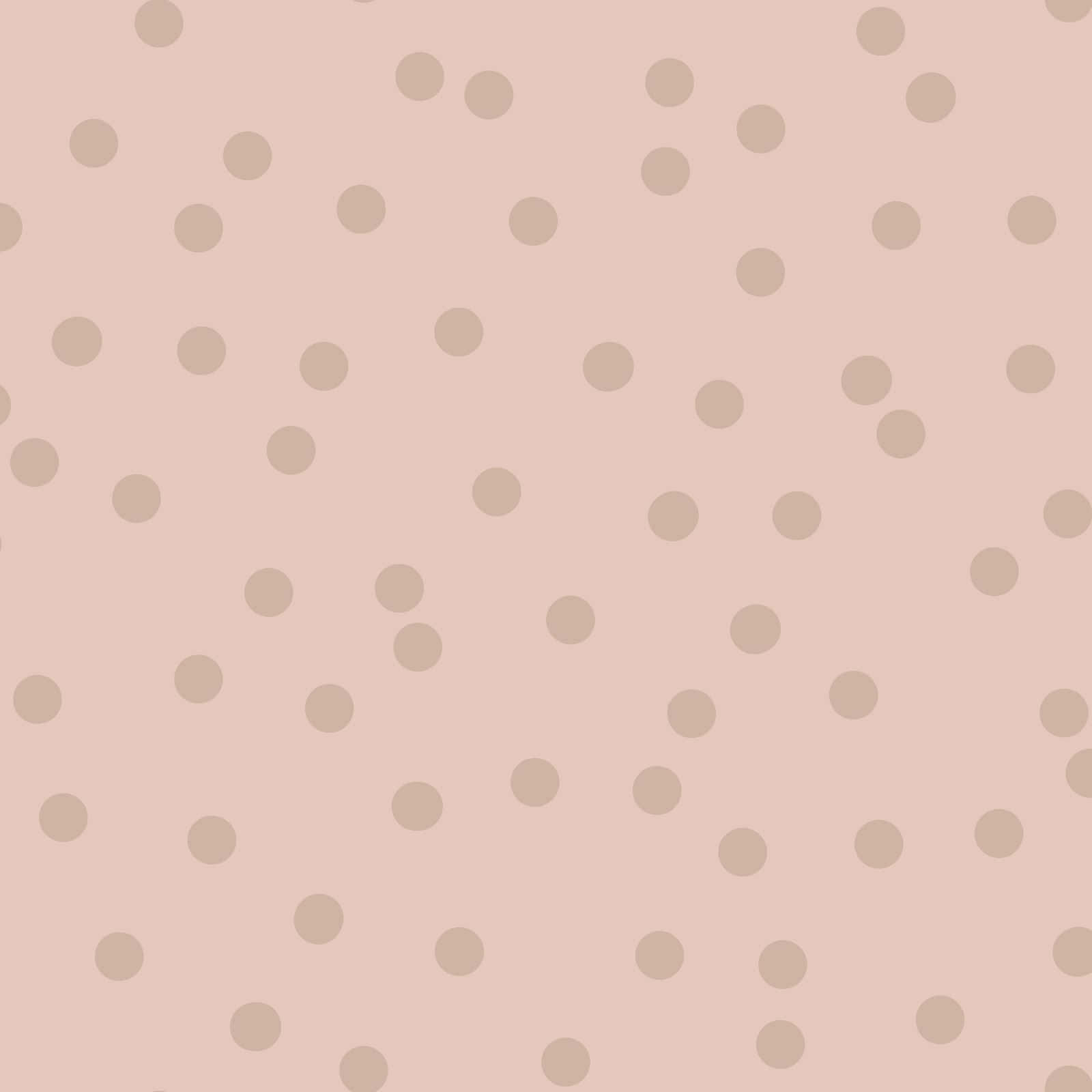 Close-up View Of Pink Polka Dot Pattern. Background