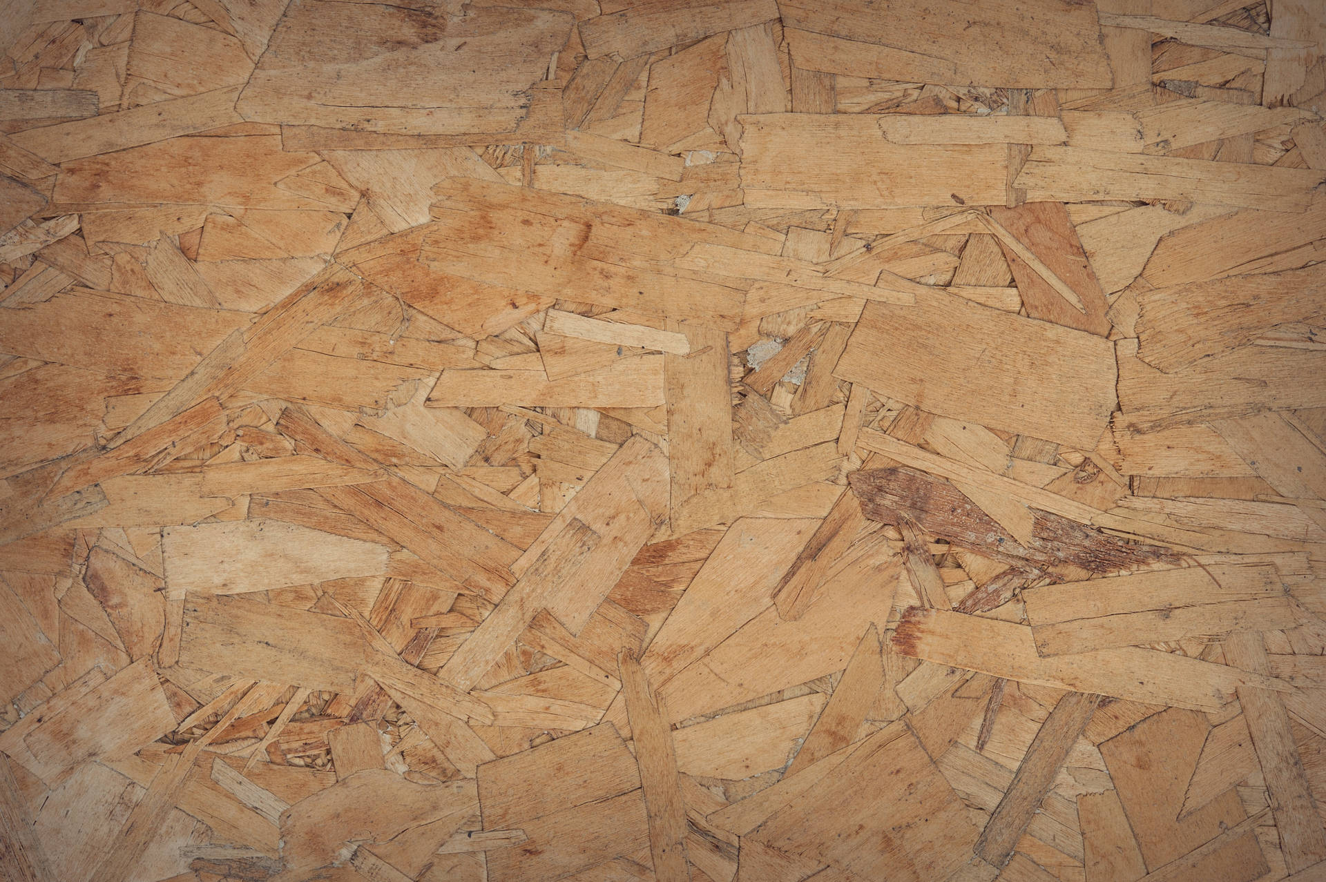 Close-up View Of Rough Plyboard Texture