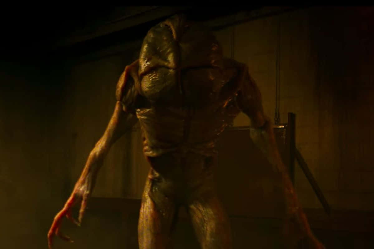 Closed Mouth-head Demogorgon Stranger Things Background