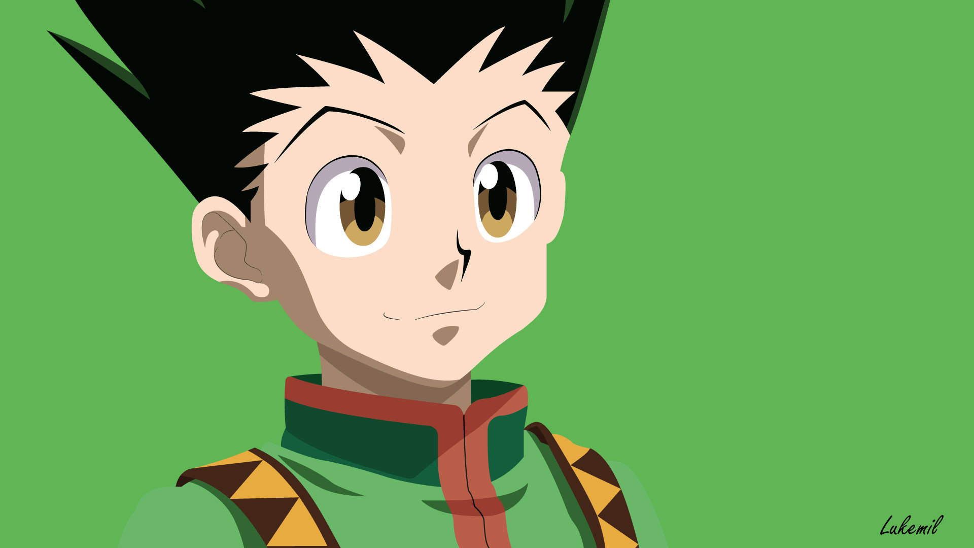 Closed-up Gon In Green Background