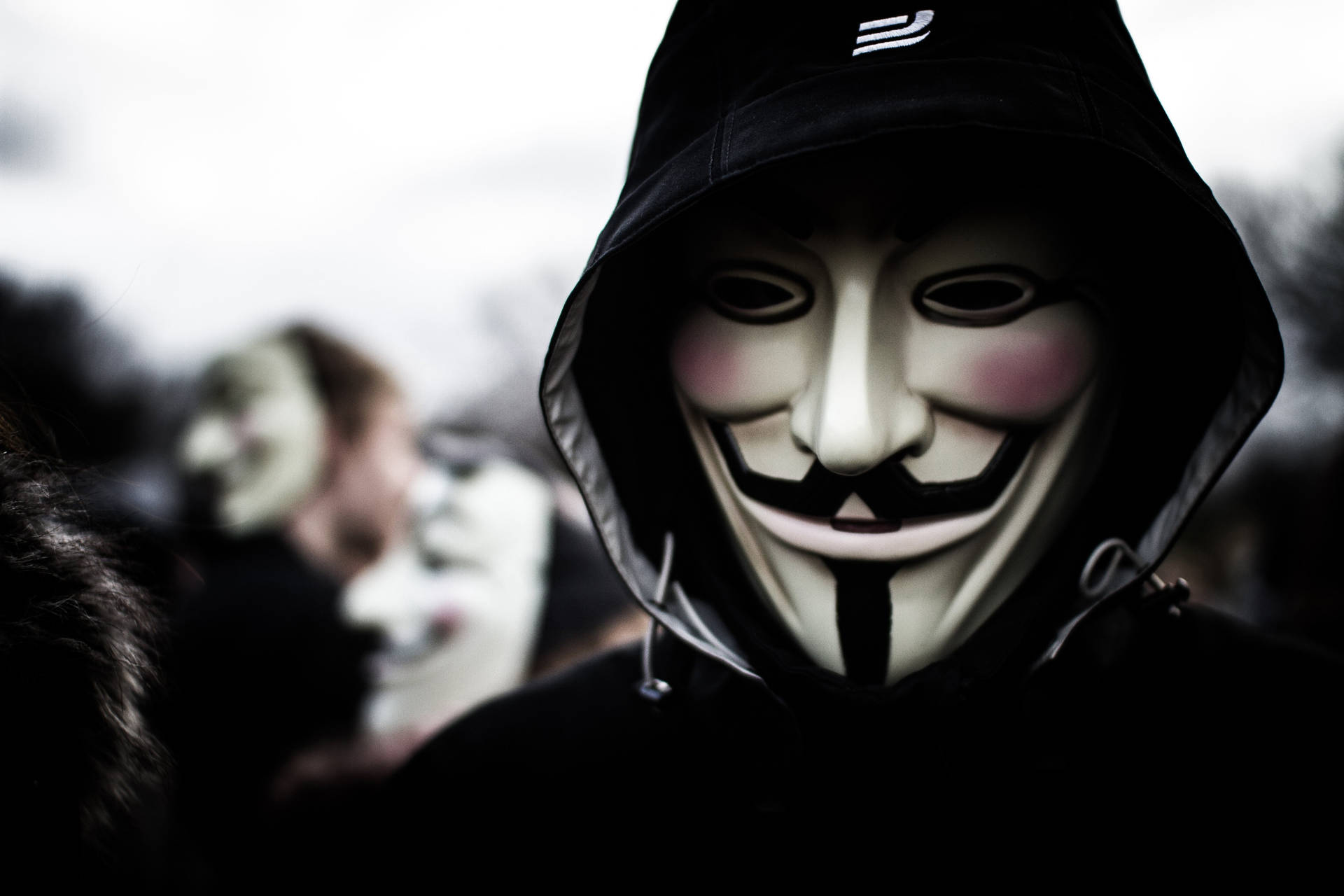 Closeup Hacker 4k Mask Background